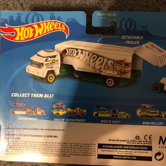 Hot Wheels Bank Roller NIB Mattel Diecast Truck - Picture 4 of 4